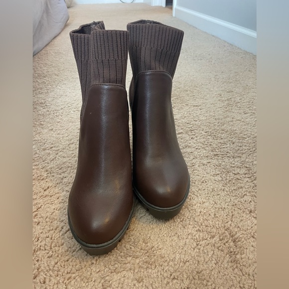 Brown Sock Booties - Picture 2 of 3